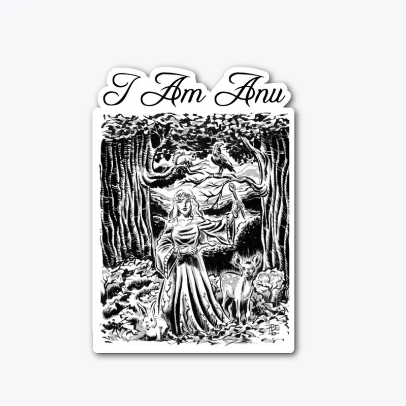 I Am Anu Sticker